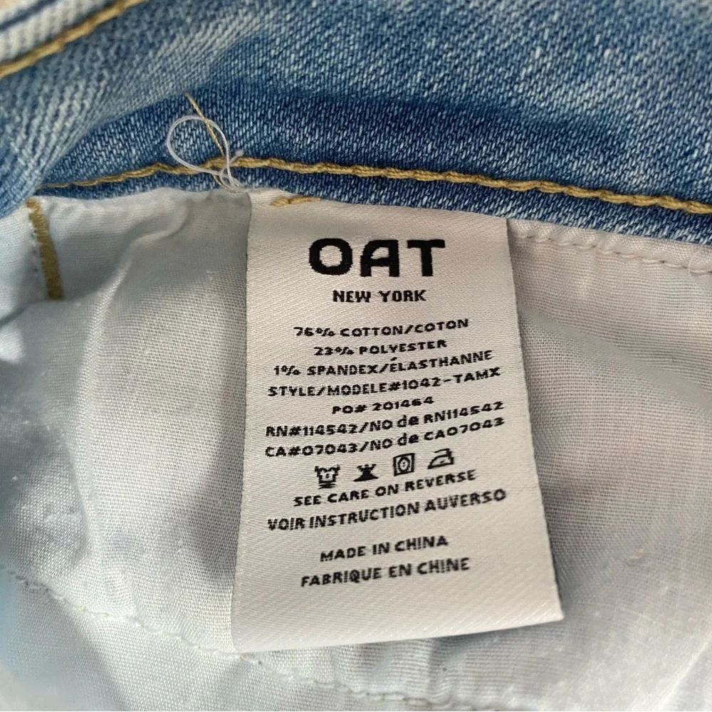 Oat New York Light Blue Wide Leg Jeans - Picture 13 of 14
